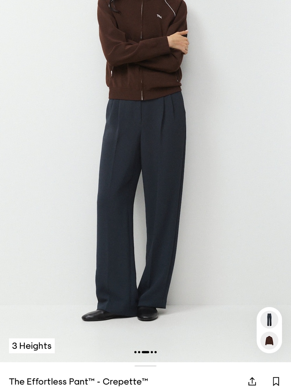 Aritzia the Effortless Pants in Gray